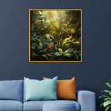 Mystical Tropical Jungle Canvas Wall Painting