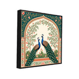Romantic Peacock Couple Square Canvas Wall Painting FF059