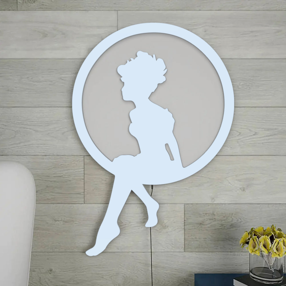 Beautiful Angel High-Quality LED Wall Light