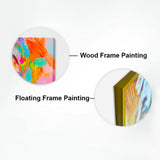 Legunt Furniture Big Panoramic Running Horses Abstract Design Canvas