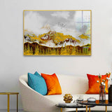 Premium Golden Forest Acrylic Wall Paintings & Arts