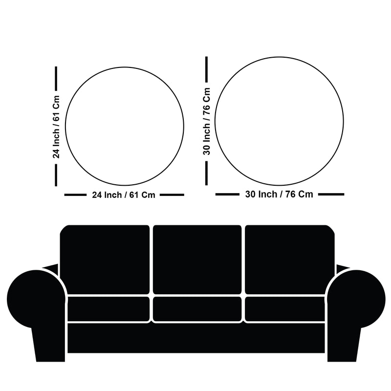 Luxury Gautam Buddha Decorative Round Wall Painting