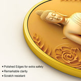 Luxury Gautam Buddha Round Spiritual Wall Painting