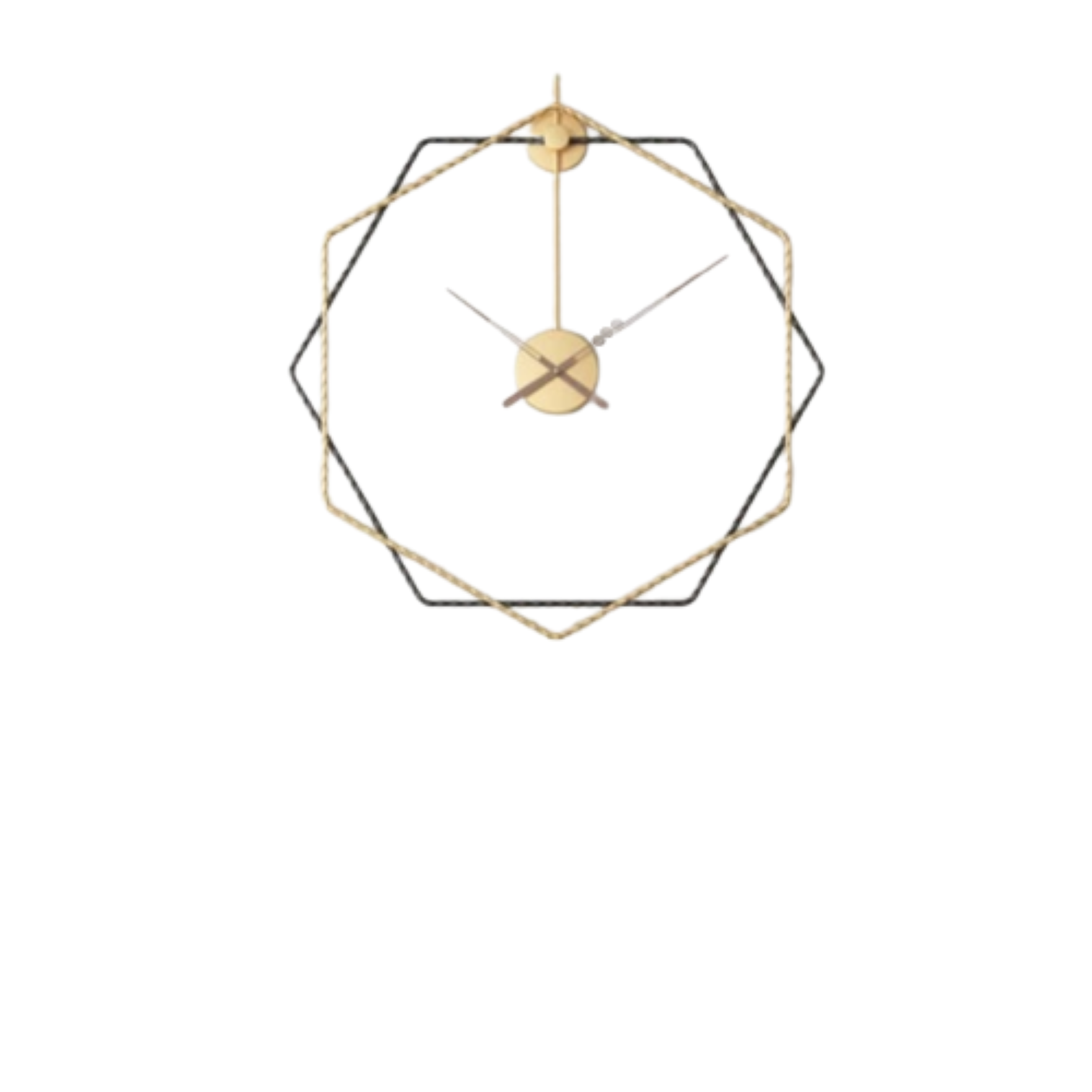 Polygonal Wall Clock