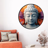 Premium Gautam Buddha Round Luxury Wall Painting