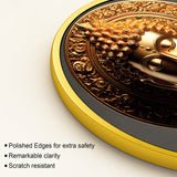 Premium Spiritual Gautam Buddha Round Wall Painting