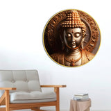 Round Gautam Buddha Artistic Wall Painting