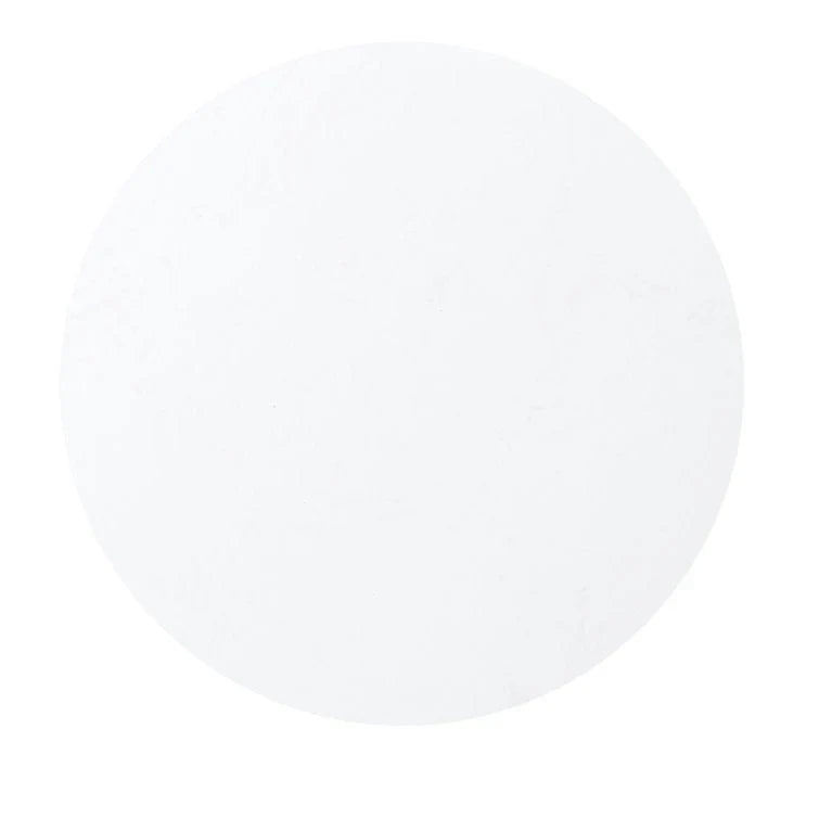 Round White Marble Designer Side Table