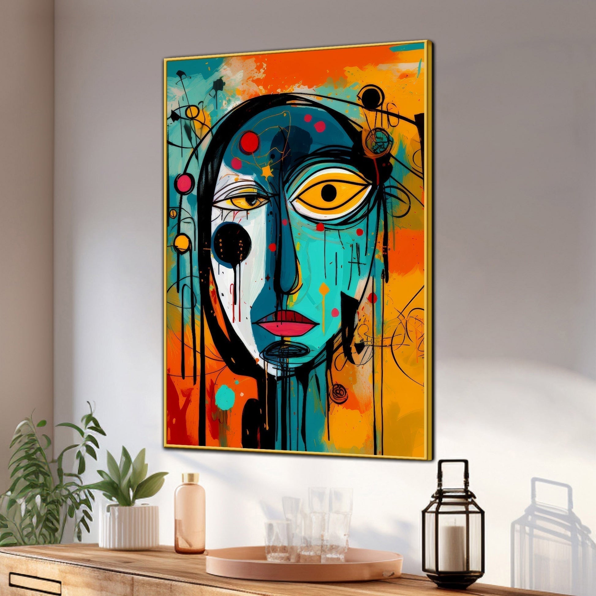 Always First Step Decide Your Last Cotton Canvas Wall Painting